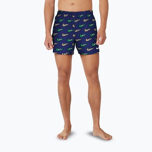 Szorty kąpielowe męskie Nike Multi Print 5" Volley midnight navy