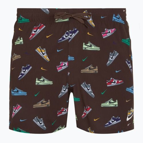 Szorty kąpielowe męskie Nike Multi Print 5" Volley baroque brown