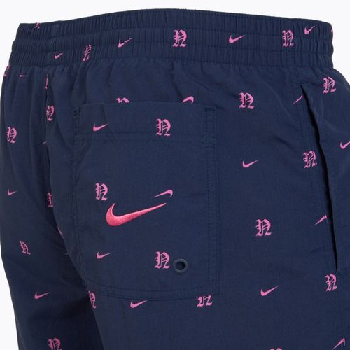 Szorty kąpielowe męskie Nike Luxe Letter 7" Volley midnight navy