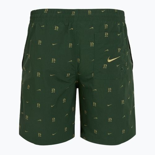 Szorty kąpielowe męskie Nike Luxe Letter 7" Volley fir