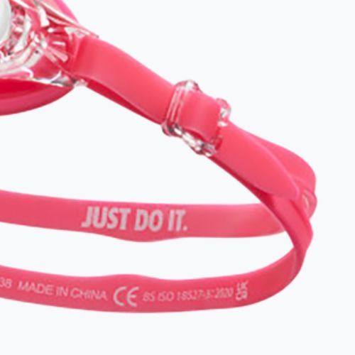Okulary do pływania dziecięce Nike Lil Swoosh Junior hyper pink