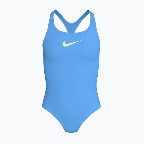 Strój pływacki jednoczęściowy dziecięcy Nike Essential Racerback university blue