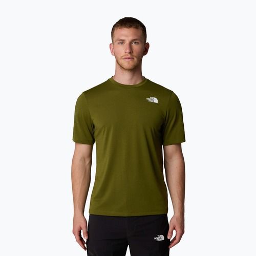 Koszulka męska The North Face Foundation Mountains Faces Tee forest olive