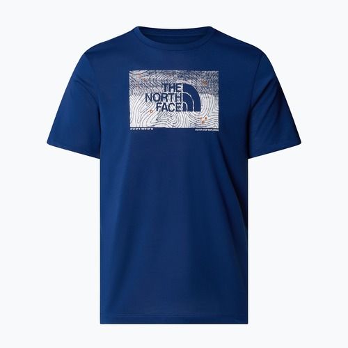 Koszulka męska The North Face Foundation Abstract Graphic Tee estate blue