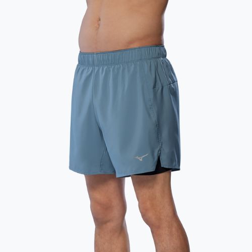 Spodenki do biegania męskie Mizuno Core 5.5" 2IN1 citadel