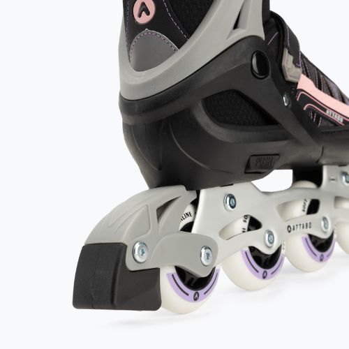 Łyżworolki dziecięce ATTABO Bladeroll 2 w 1 regulowane różowy