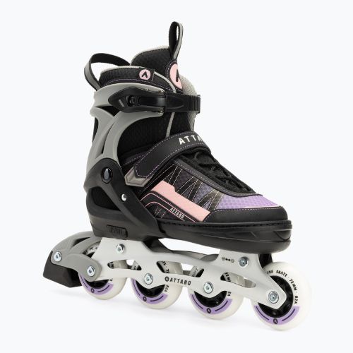 Łyżworolki dziecięce ATTABO Bladeroll 2 w 1 regulowane różowy