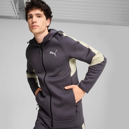 Bluza męska PUMA Evostripe Hoodie FZ DK galactic gr