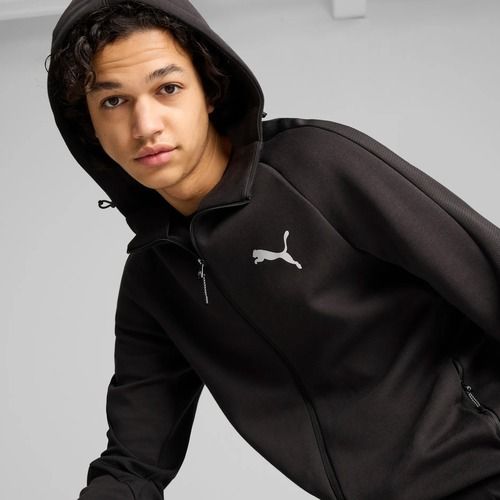 Bluza męska PUMA Evostripe Hoodie FZ DK puma black