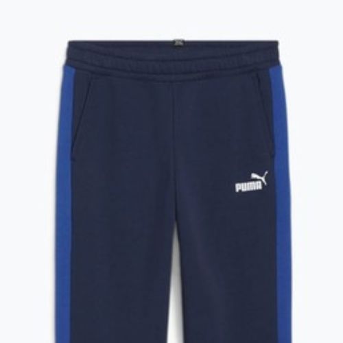 Spodnie dziecięce PUMA ESS Block Sweatpants TR cobalt glaze