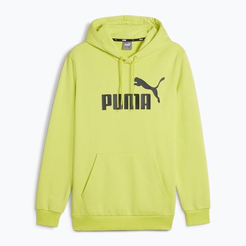 Bluza męska PUMA Essentials Big Logo Hoodie FL lime sheen