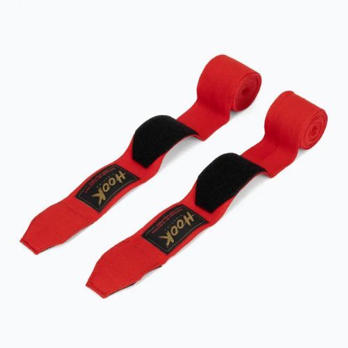 Bandaże bokserskie HOOK FIGHTING TX0-B4M0046 400 cm czerwony