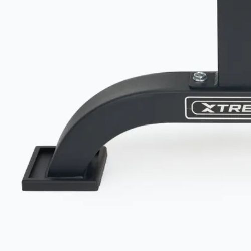 Ławka treningowa TREXO B10 Prosta czarny