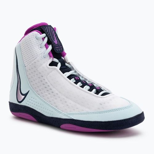 Buty zapaśnicze Nike Inflict 4 white/hyper violet/glacier blue/obsidian
