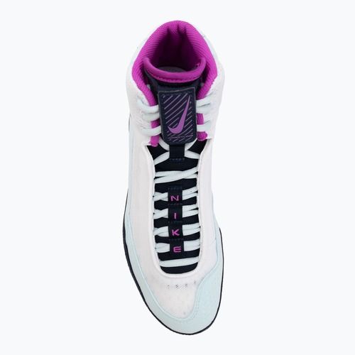 Buty zapaśnicze Nike Inflict 4 white/hyper violet/glacier blue/obsidian
