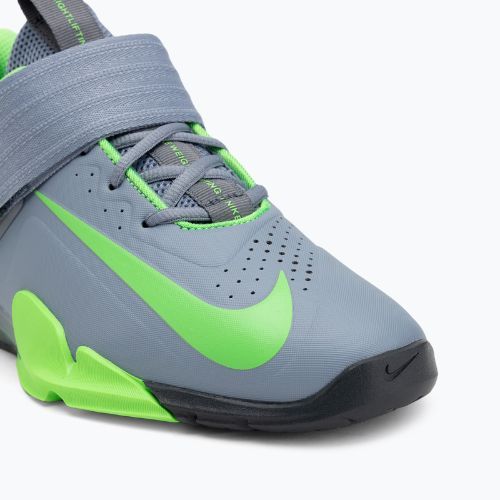 Buty do podnoszenia ciężarów Nike Savaleos ashen slate/green strike/anthracite