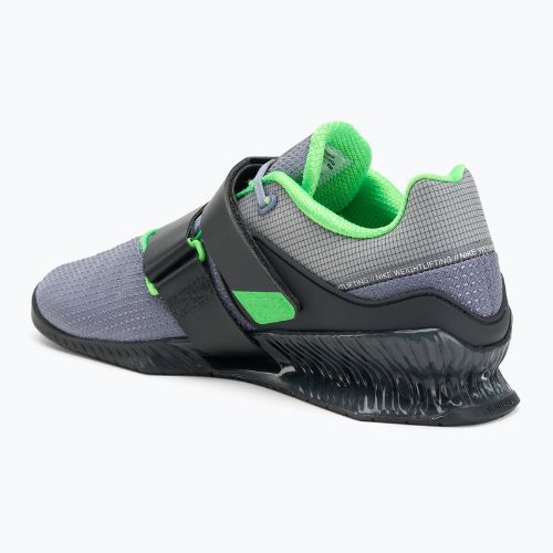 Buty do podnoszenia ciężarów Nike Romaleos 4 ashen slate/green strike/anthracite
