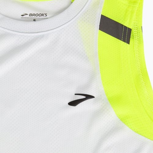 Koszulka do biegania damska Brooks Carbonite Tank icy grey/nightlife jacquard