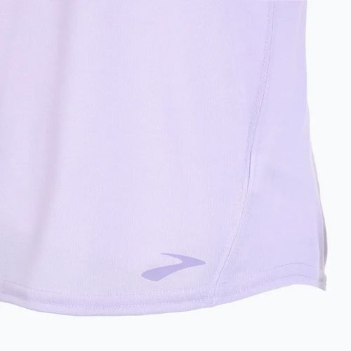 Koszulka do biegania damska Brooks Distance Graphic heather violet dash/stripe