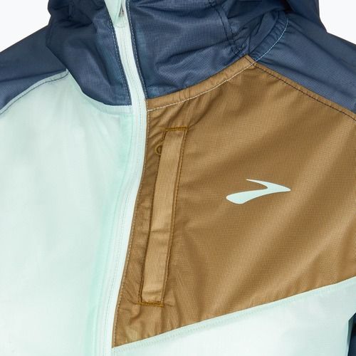 Kurtka do biegania damska Brooks All Altitude ice blue multi