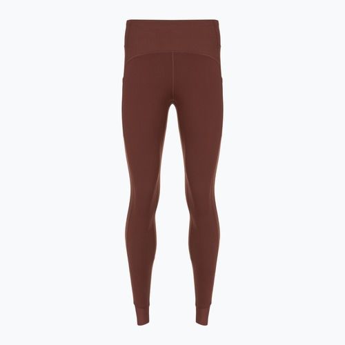 Legginsy do biegania damskie Brooks Momentum Thermal Tight run raisin