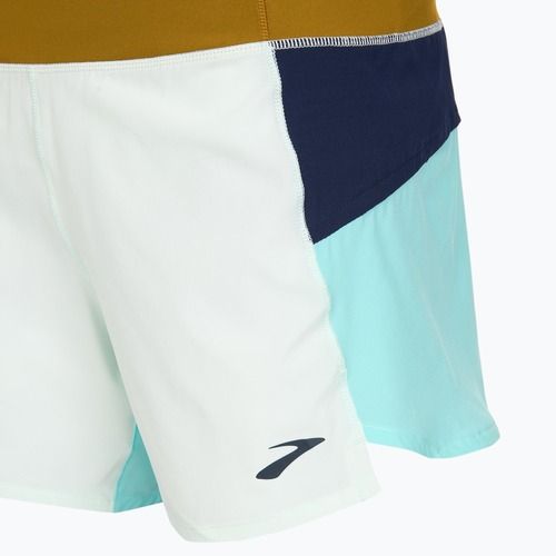 Spodenki do biegania damskie Brooks Chaser 5" ice blue multi