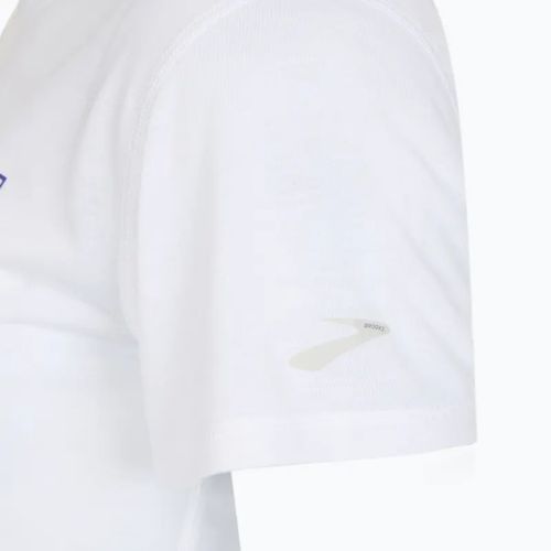 Koszulka do biegania damska Brooks International Women'S Day white/purple/orange