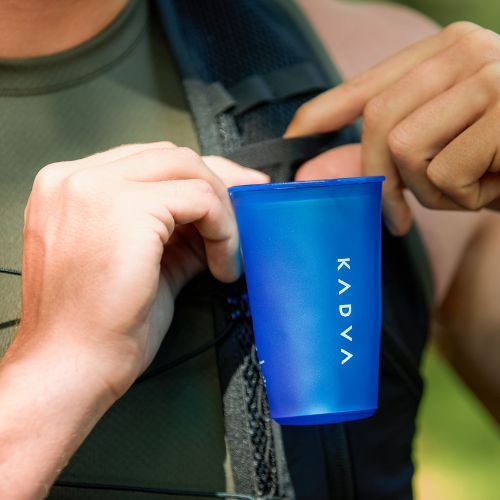 Kubek KADVA miękki softflask Flowbie 200 ml niebieski