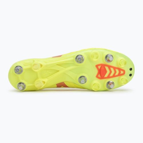 Buty piłkarskie męskie Mizuno Morelia Neo IV β Elite MIX safety yellow/fiery coral 2/safety yellow
