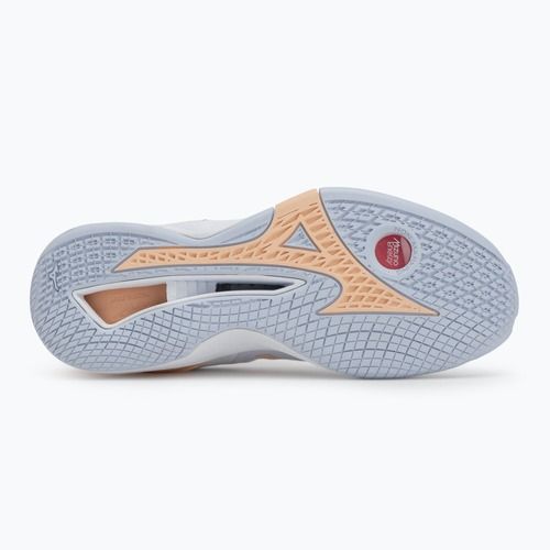 Buty do piłki ręcznej damskie Mizuno Wave Stealth Neo white/navy peony/peach parfait
