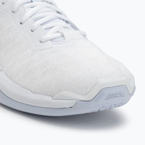 Buty do piłki ręcznej damskie Mizuno Wave Stealth Neo white/navy peony/peach parfait