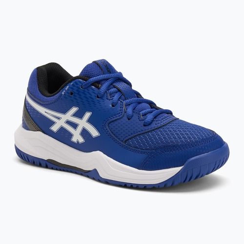 Buty do tenisa dziecięce ASICS Gel-Dedicate 8 GS Jr dark cobalt/white