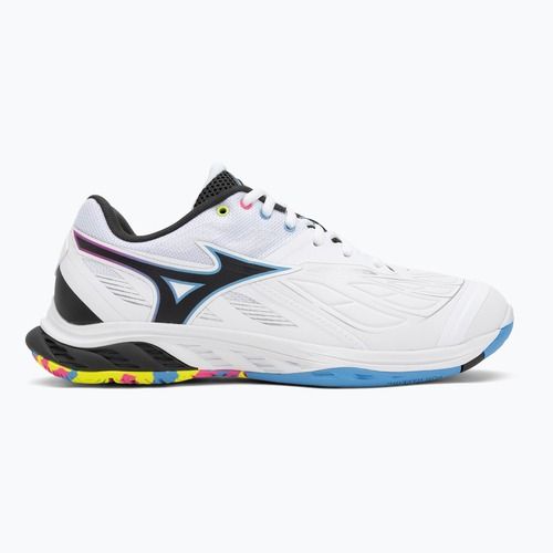 Buty do badmintona Mizuno Wave Fang 2 white/pink tetra/all abroad