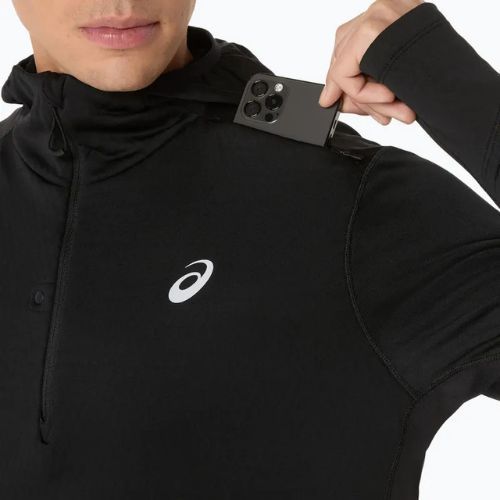 Bluza do biegania męska ASICS Road Winter Hoodie performance black