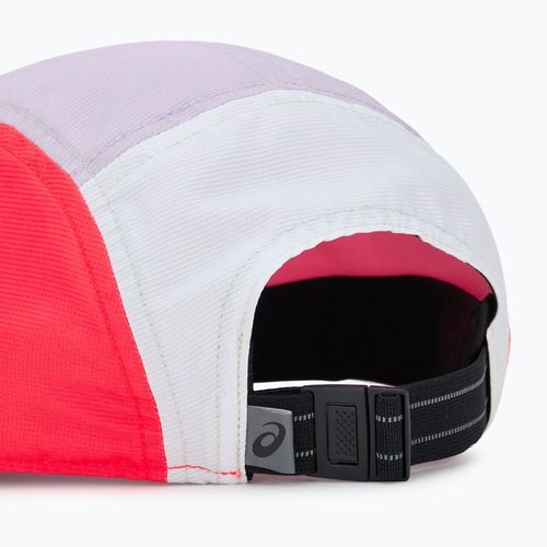Czapka z daszkiem ASICS 5 Panel flash red/edo purple/dusk violet