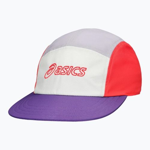 Czapka z daszkiem ASICS 5 Panel flash red/edo purple/dusk violet