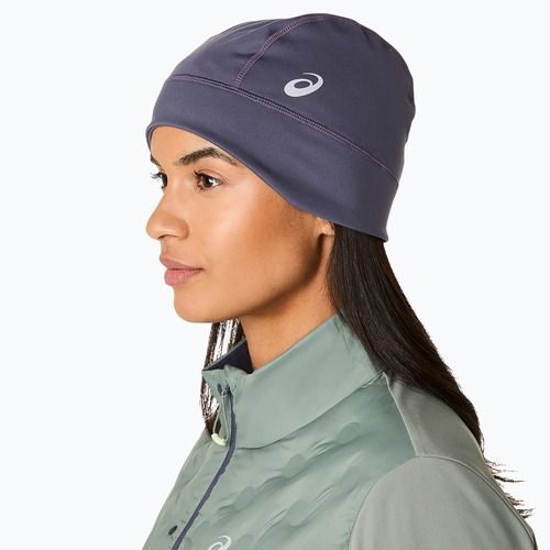 Czapka zimowa damska ASICS Winter Run performance indigo fog