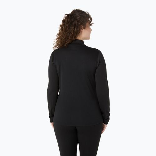 Longsleeve do biegania damski ASICS Core LS Half Zip Winter performance black