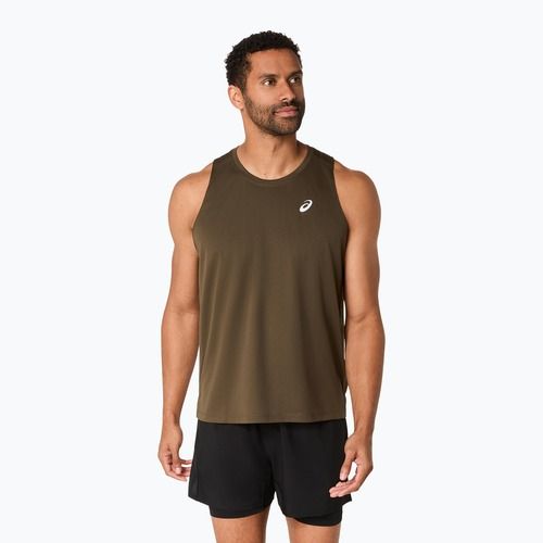 Koszulka do bieganie męska ASICS Core Singlet brown stone