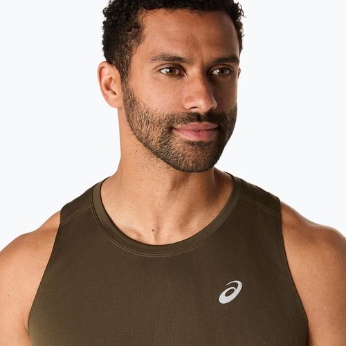 Koszulka do bieganie męska ASICS Core Singlet brown stone