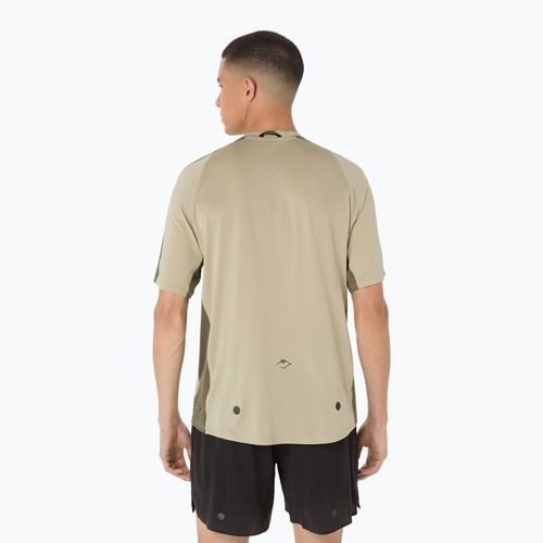 Koszulka do biegania męska ASICS Fujitrail Elite Top khaki/mantle green