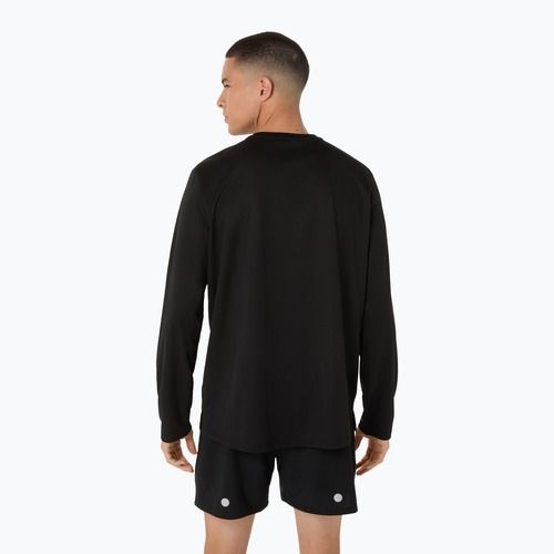 Longsleeve do biegania męski ASICS Fujitrail Logo LS performance black