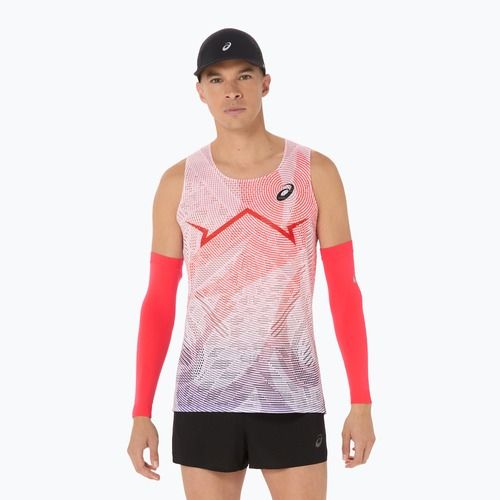 Koszulka do biegania męska ASICS Metaspeed Singlet flash red