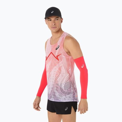 Koszulka do biegania męska ASICS Metaspeed Singlet flash red