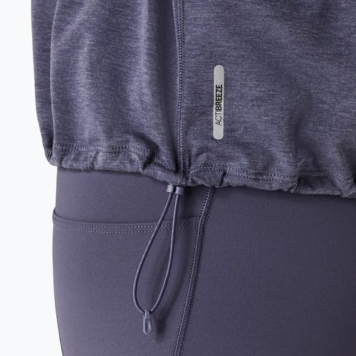 Koszulka do biegania damska ASICS Nagino Run Adjustable Top indigo fog