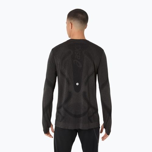 Longsleeve do biegania męski ASICS Road Seamless performance black