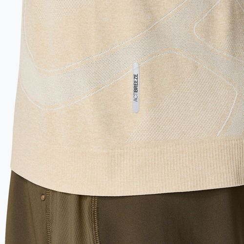 Longsleeve do biegania męski ASICS Road Seamless cream