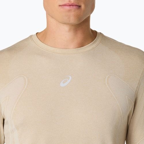 Longsleeve do biegania męski ASICS Road Seamless cream