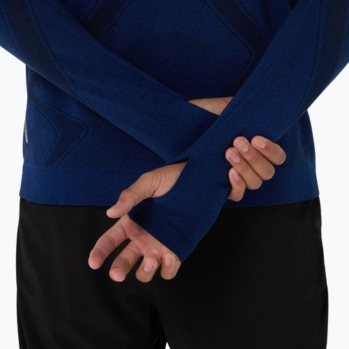 Longsleeve do biegania męski ASICS Road Seamless midnight