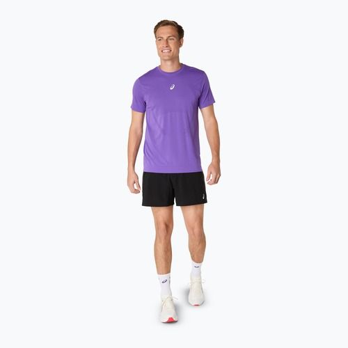 Koszulka do biegania męska ASICS Road Seamless edo purple